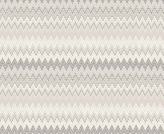 Zig Zag Beige Peel & Stick Wallpaper