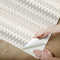 Zig Zag Beige Peel & Stick Wallpaper
