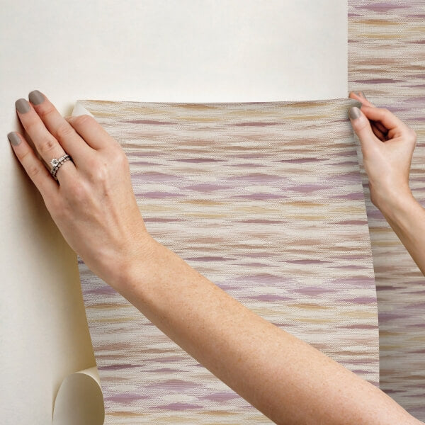 Fireworks Mauve Peel & Stick Wallpaper