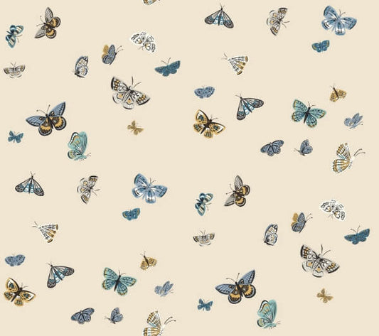 Butterfly House Linen Peel & Stick Wallpaper