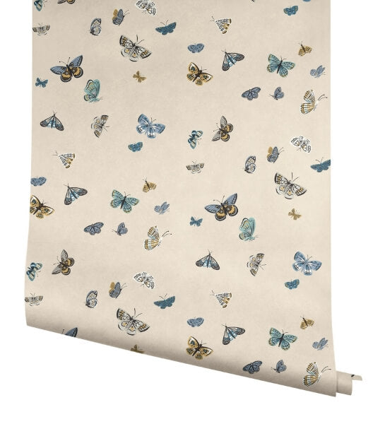 Butterfly House Linen Peel & Stick Wallpaper