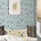 Butterfly House Light Blue Peel & Stick Wallpaper