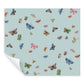 Butterfly House Light Blue Peel & Stick Wallpaper