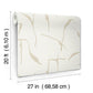 Ivory Coast Caramel & Gold Premium Peel + Stick Wallpaper