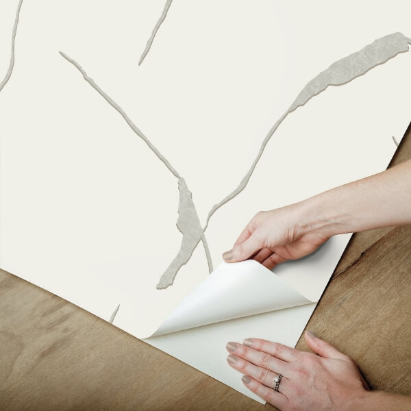 Ivory Coast Stone & Glint Premium Peel + Stick Wallpaper