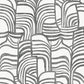 Featherwork Black & White Premium Peel + Stick Wallpaper