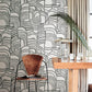 Featherwork Black & White Premium Peel + Stick Wallpaper