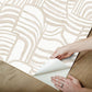 Featherwork Linen Premium Peel + Stick Wallpaper