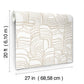 Featherwork Linen Premium Peel + Stick Wallpaper