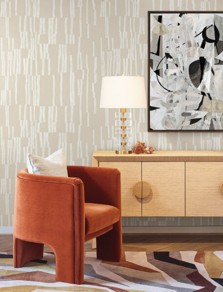 Koso Linen Premium Peel + Stick Wallpaper