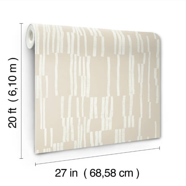 Koso Linen Premium Peel + Stick Wallpaper