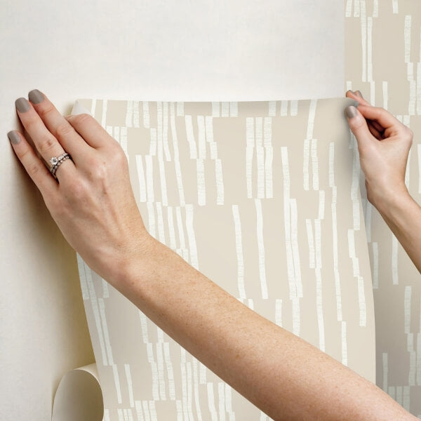 Koso Linen Premium Peel + Stick Wallpaper
