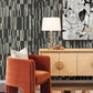 Koso Black & Taupe Premium Peel + Stick Wallpaper