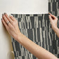 Koso Black & Taupe Premium Peel + Stick Wallpaper