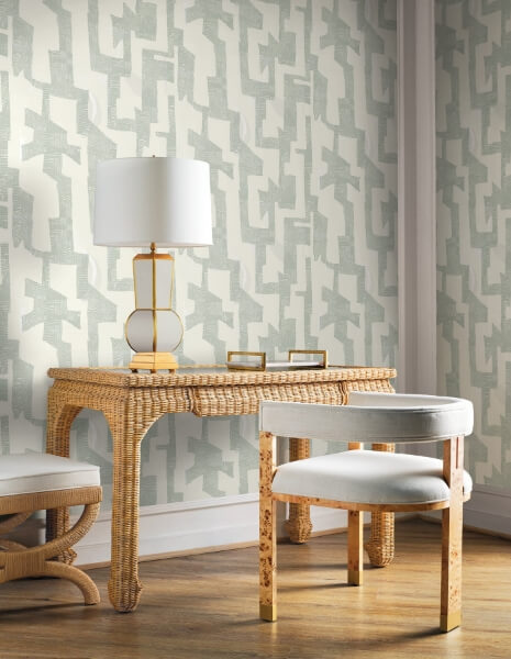 Tribe Jade Premium Peel + Stick Wallpaper