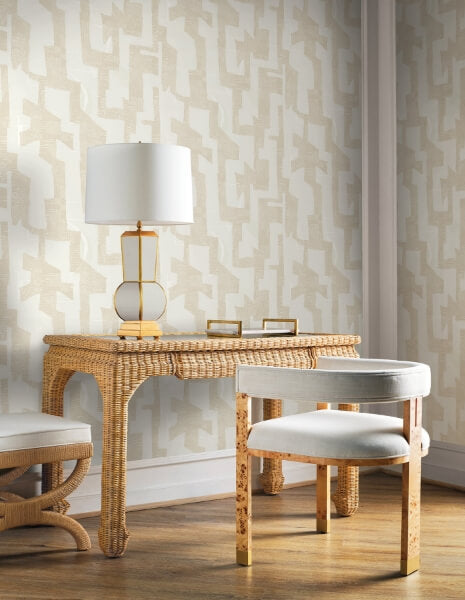 Tribe Caramel Cream Premium Peel + Stick Wallpaper