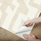 Tribe Caramel Cream Premium Peel + Stick Wallpaper