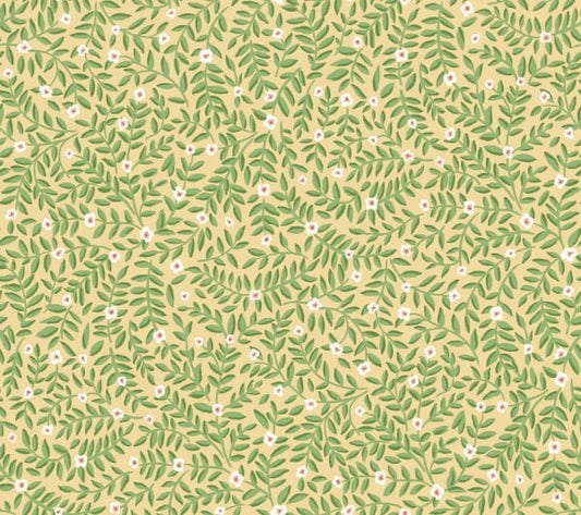 Elodie Gold Petite Floral Premium Peel + Stick Wallpaper