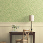 Elodie Gold Petite Floral Premium Peel + Stick Wallpaper