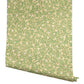 Elodie Gold Petite Floral Premium Peel + Stick Wallpaper