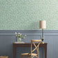 Elodie Light Blue Petite Floral Premium Peel + Stick Wallpaper