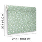 Elodie Light Blue Petite Floral Premium Peel + Stick Wallpaper