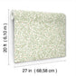 Elodie Cream Petite Floral Premium Peel + Stick Wallpaper