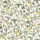 Herb Garden Cream Botanical Premium Peel + Stick Wallpaper