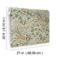 Safari Cream Jungle Toile Premium Peel + Stick Wallpaper