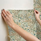 Safari Cream Jungle Toile Premium Peel + Stick Wallpaper