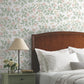 Peonies Blush Floral Premium Peel + Stick Wallpaper