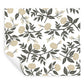 Peonies Gold Floral Premium Peel + Stick Wallpaper