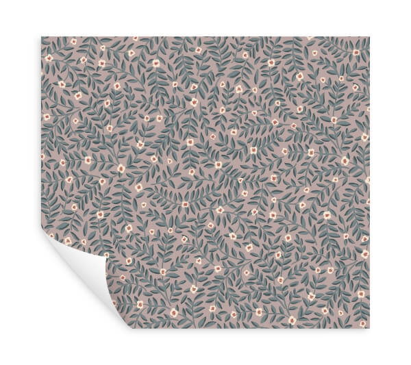 Elodie Lavender Petite Floral Premium Peel + Stick Wallpaper