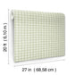 Daisy Gingham Green Floral Check Premium Peel + Stick Wallpaper