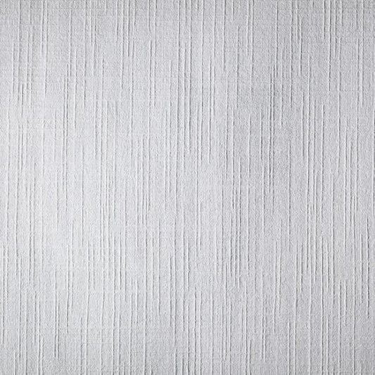 Linen Crosshatch Paintable White Wallpaper