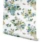 Flower Studies Blue Wallpaper