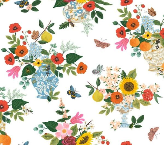 Flower Studies Bright Wallpaper