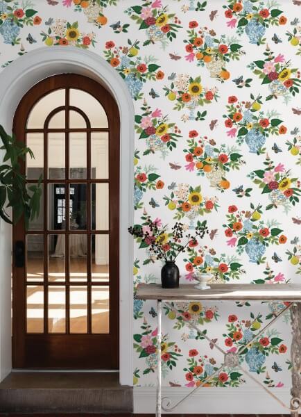 Flower Studies Bright Wallpaper
