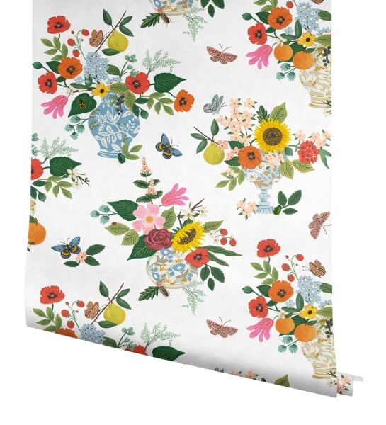 Flower Studies Bright Wallpaper