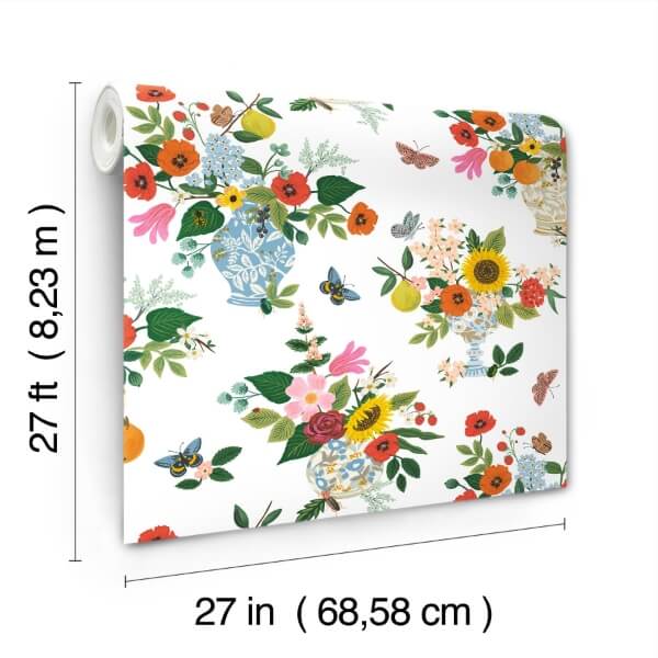 Flower Studies Bright Wallpaper