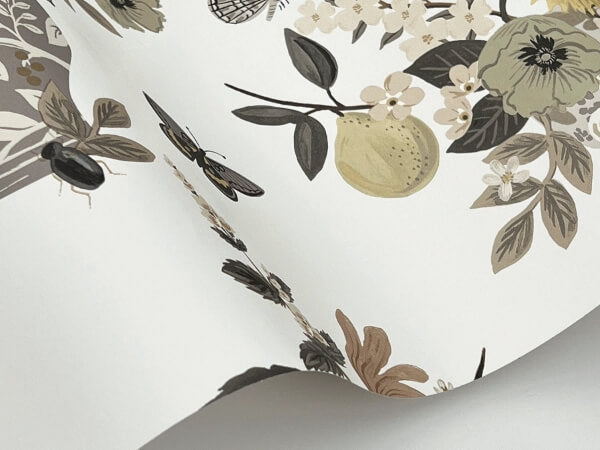 Flower Studies Linen Wallpaper