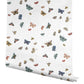 Butterfly House White Wallpaper