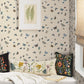 Butterfly House Linen Wallpaper