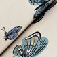 Butterfly House Linen Wallpaper