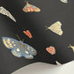 Butterfly House Black Wallpaper