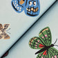 Butterfly House Light Blue Wallpaper