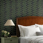 Climbing Vine Black Wallpaper