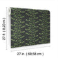 Climbing Vine Black Wallpaper