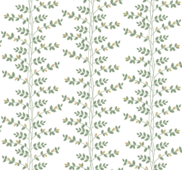 Climbing Vine Gold Wallpaper
