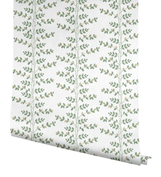 Climbing Vine Gold Wallpaper